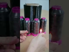 DuPont Kevlar Filament verdrehtes Plygarn 400D/3 Schwarz feuerbeständig, flammhemmend Nähgarn