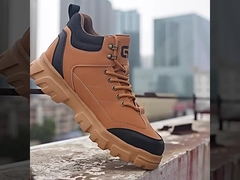 Wasserdichte Sicherheits-Arbeitsschuhe für Herren – Leicht, durchstichfest, Stahlkappe, atmungsaktiv, Anti-Quetsch