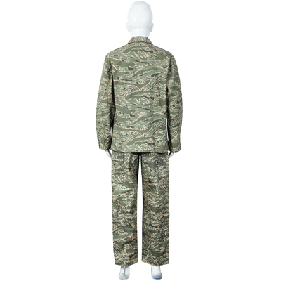 BDU American Tiger Camoulfage Plaid Fabric Army Combat Uniform