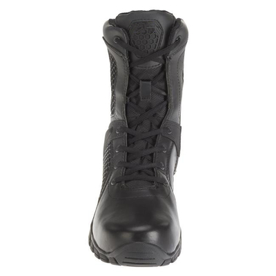 Tactical 8" Anti Shock Waterproof Side Zip Boots Nylon Leather Oxford Dual Density