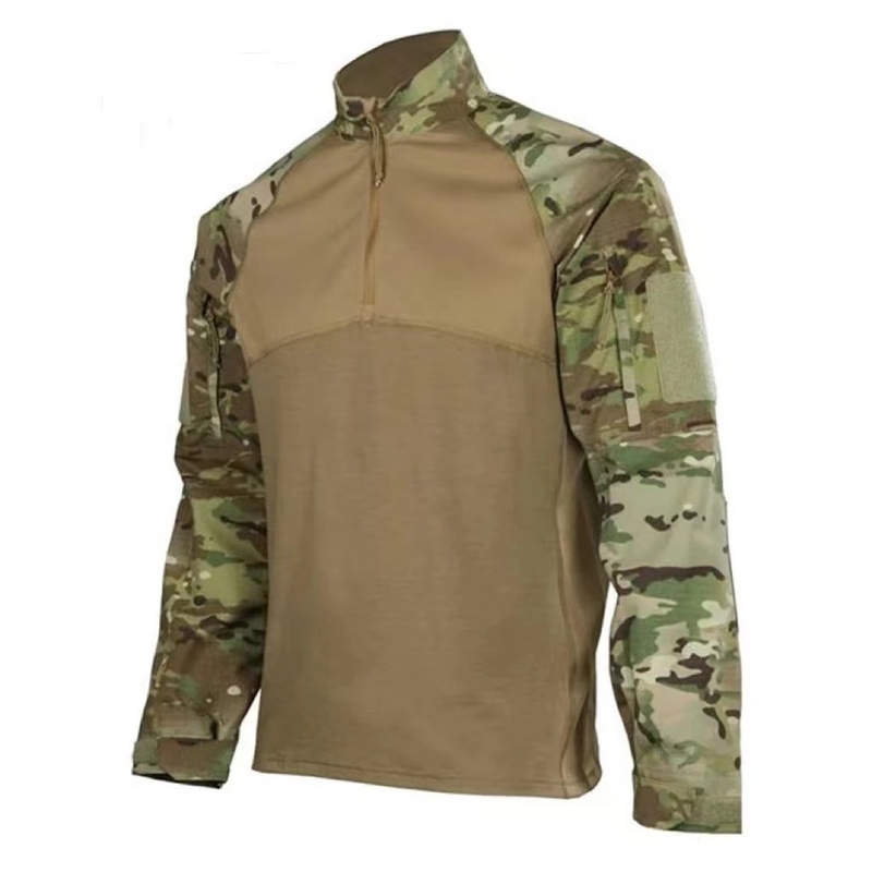 Nylon Camouflage Frog Military Garments OEM Tactical Combat Shirts