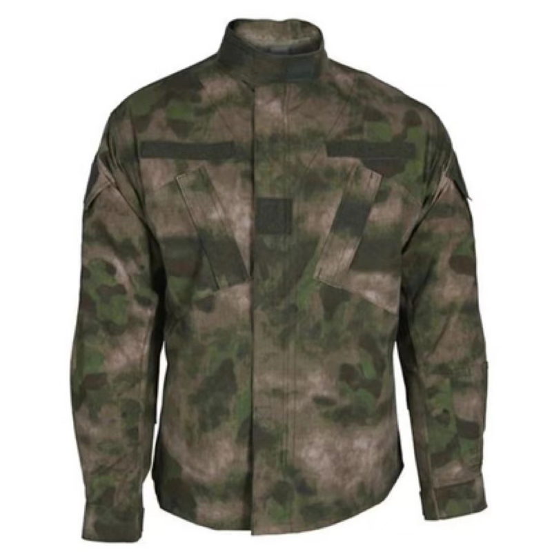 Army uniform long sleeves ACU camouflage rip-stop military combat