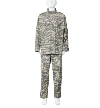 Mandarin Collar Durable Army BDU Uniform Rip Stop Digital Desert Camouflage