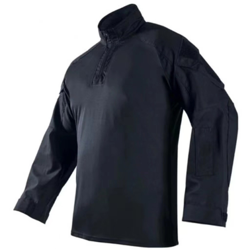 Two Zippered Arm Pockets Military Tactical Combat Shirt Frog Suit Breathable