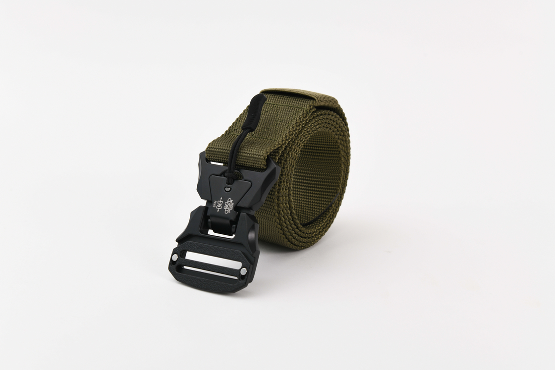 EDC Polyester Quick Release 0.3kg Outdoor Tactical Gear Belt With Magnetic Zinc Alloy Buckle