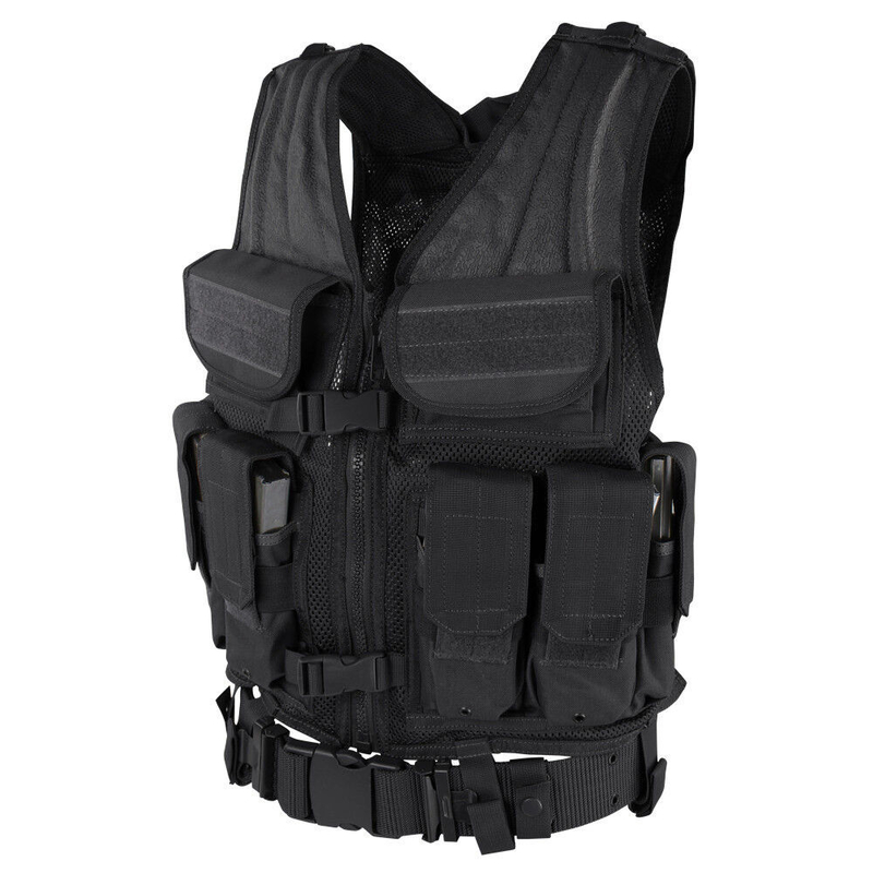 Emergency Handle Padded Military Tactical Vest Plate Carrier 2KG 600 Denier Polyester