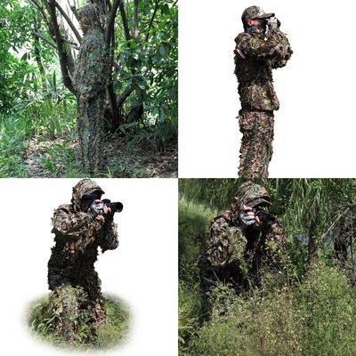 Allwetter- Klage des Tarnung Ghillie-Klagen-Polyester-3D Ghillie